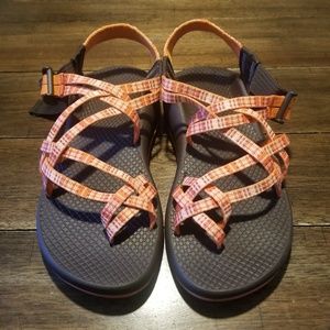 Chaco 7x/2 classic double  strap sandals size w6